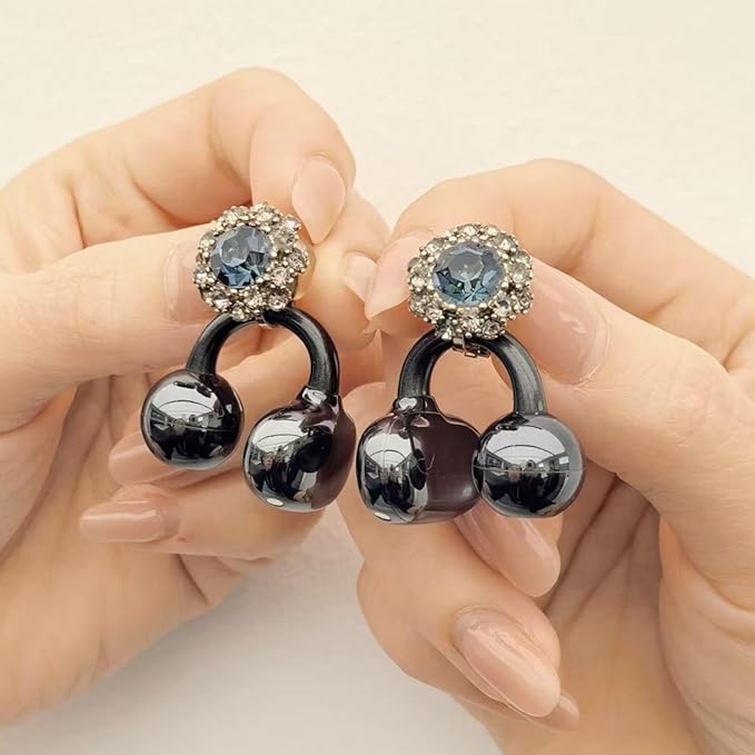 Rhinestone for Clip on Earbuds Open Ear Accessories, Elegant Zirconia Decorative Earphone Accessories, Removable Exquisite DIY Decoration