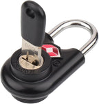 SURE LOCK Mini TSA Approved Keyed Luggage Lock – One Key Opens All, Fits Tight Zipper Gaps & Small Pull Holes, Compact Travel Lock for Suitcases, Backpacks & Handbags