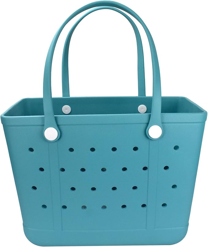 Lightweight Extra large Rubber Beach Bag Small mini Tote Bag for Gym Waterproof medium Open Handbag for Pool Sports