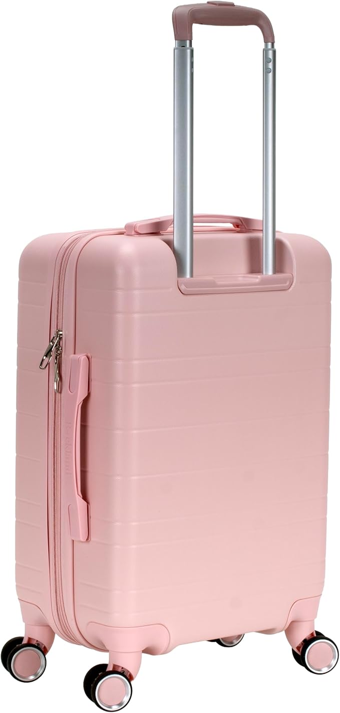 Rockland Palm Beach Hardside 20" ABS Carry On, Pink