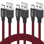 USB to USB C Cable (3Pack 6ft) USB A to Type C Cable Fast Charging Nylon Braided Data Sync Transfer Cord USB C Charger for iPhone 17 Pro Max/17 Air/16e/16 15 Pro/15 Plus/Galaxy S20 S10 Note 20(Red)