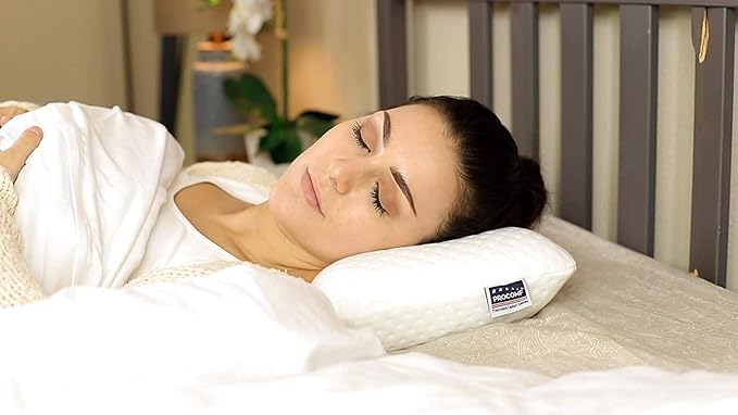 ProComf Travel and Camping Mate/Baby/Kid's/Teen's/Adult's Memory Foam Pillow (Snow White with 4-Sports-Covers)