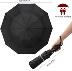 Umbrella Reverse Folding Umbrella Windproof Travel Umbrellas for Rain - Easy Auto Open Close, Durable & Compact Umbrella, Strong Fiberglass Frame, Waterproof Canopy - Backpack, Purse, Portable Umbrella for Travel