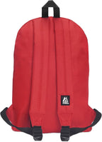 Everest Luggage Basic Backpack, Red, Medium