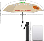 Custom Umbrellas Personalized Umbrella with Pictures Logo Text Customize Foldable Umbrella Compact Travel Umbrella Gifts for Men Women