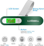 Digital Luggage Scale Vacation Travel Essentials Accessories Gifts for Traveler Portable Suitcase Handheld Weight Scale 110 lbs Hanging Baggage Travel Must Haves