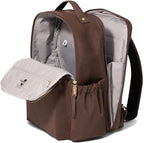 Baggallini Tribeca Expandable Laptop Backpack - 15"x11" Lightweight RFID Computer Bag for Work & Travel with Luggage Sleeve
