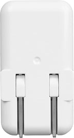 Amazon Basics 24W Dual Port USB-A Wall Charger, Fast Portable (12W, 2.4A per port), Multiple Device Compatible for Phones (iPhone 16/15/14/13/12/11/X, Samsung, and more), non-PPS, White