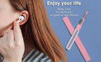 Cleaner Kit for Airpods,Earbuds Cleaning kit for Airpods Pro 1 2 3, Multi-Function Cleaning Tool with Brush Flocking Sponge for Wireless Earphones Bluetooth Headphones Case Camera and Phone (Pink)