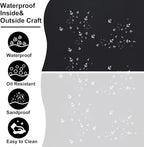 Bluboon Waterproof Beach Tote Pool Bags for Women Ladies Extra Large Carry On Bag With Wet Compartment for Weekender Travel