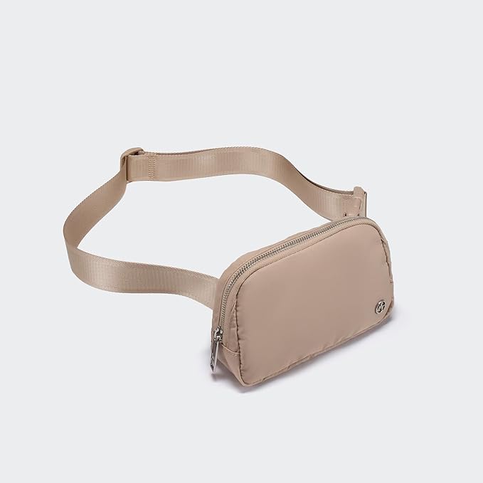Pander Everywhere Belt Bag for Women, Fashion Waist Packs, Crossbody Bags, Everywhere Belt Bag with Adjustable Strap (Raw Linen).