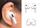 JNSA [Never Lose Your Air Pods Pro] Anti Slip Set, Sport Ear Hook Compatible with Air Pods Pro + Air Pods Pro Earbuds Ear Hooks Cover + Strap Compatible with Air Pods Pro [3in1] (White)