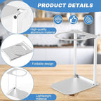 Pour Over Coffee Dripper Stand, Foldable Metal Travel and Camping Gadgets Coffee Dripper Station Rack for Portable Hand Press Espresso Maker