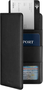VULKIT Passport Holder Wallet RFID Blocking Travel Wallet for Men & Women