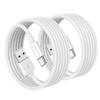 AHDFWI 2 Pack iPhone 15 Carplay USB Cable for iPhone 16E 16 15, 15 Pro Max, 15 Plus, iPad Pro 12.9/11, iPad 10 Generation, iPad Air 5 4 Generation, Mini 6 Generation Fast Car Charger Charging Cable