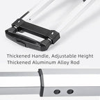 Backpack Trolley, Wheeled Cart Aluminum Alloy,Luggage Cart with 2 Large Tank Wheels,Folding Hand Truck with Luggage Straps for Bags,Lunch Backpack,Golf Bag,Teenagers,Adults,School,Travel