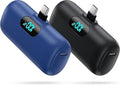 [2 Pack]Small Portable Charger for iPhone 17/16/15 Series,5000mAh 3A PD USB C Power Bank, Mini Travel Essentials Battery Pack for iPhone 17/17 Pro/16/16 Plus/16 Pro/15 Pro Max,Samsung,Android/LG etc