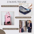 Shoe Bag for Travel, Portable Shoe Organizer, Storage Bag, Shoe Tote Bag for Women and Men
