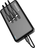 Portable Charger Power Bank 10000mAh, USB C in&Out Fast Charging Battery Pack Portable Phone Charger Quick Charge for iPhone 15/14/13/12, Galaxy S23/22, Pixel Heated Vest and etc (Black)