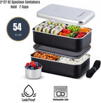 Modaniam Leak Proof Stainless Steel Bento Box, Stainless Steel Lunch Box For Adults, Metal Bento Box, Japanese Lunch Container, Large With Compartment, Korean Bentobox, Non Toxic, Microwave Safe