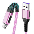 Durcord USB C Cable,2Pack 10ft Fast USB Type C Charging Cable for Android/Phone/Pad/Laptop, Type C Charger Braided USB Cable Compatible with iPhone 15 Pro/Plus/Max/Android/Phone/Pad Rose Gold