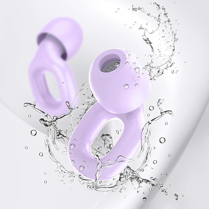 Ear Plugs for Sleeping 35dB Noise Cancelling Silicone Earplugs Single and Double Layer Tips for Side Sleepers Reusable Travel Work Study