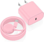 USB C Apple Watch Charger,[MFi Certified] iPhone Fast Magnetic iWatch Charger 6ft USB C Charging Cable Cord Long and Type C Wall Charger Block for Apple Watch Series 11/10/9/Ultra/8/7/SE/SE2/6/5/4/3/2