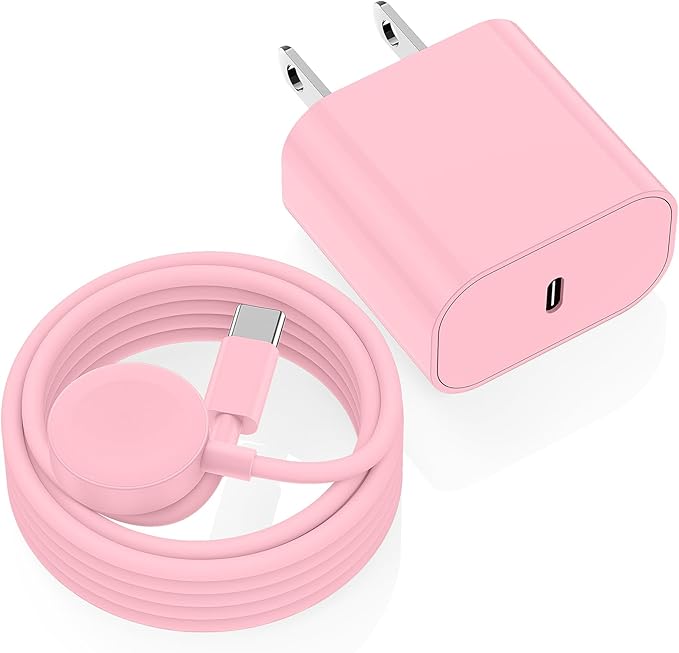 USB C Apple Watch Charger,[MFi Certified] iPhone Fast Magnetic iWatch Charger 6ft USB C Charging Cable Cord Long and Type C Wall Charger Block for Apple Watch Series 11/10/9/Ultra/8/7/SE/SE2/6/5/4/3/2