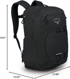 Osprey Proxima 30L Campus Laptop Backpack – Organized Everyday Pack with Tech Storage, Water Bottle Pockets, and Comfortable Carry – Perfect for College, Commute, and Travel, Black