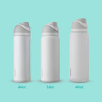 Owala FreeSip Insulated Stainless Steel Water Bottle with Straw, BPA-Free Sports Water Bottle, Great for Travel, 40 Oz, Very, Very Dark