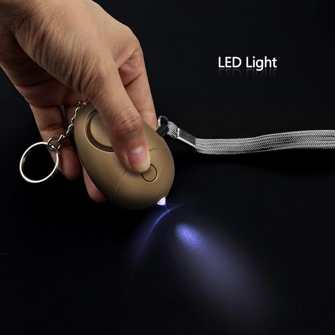 KOSIN Personal Safety Alarm, 6 Pack 140DB Personal Security Alarm Keychain with LED Lights, Emergency Safety Alarm for Women, Men, Children, Elderly