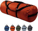 175L Extreme Duffel Bag, Heavy-Duty Gear Bag, 1050D Tuff Cloth, Diamond Ripstop, Reinforced Stitching - Orange (18” x 42")
