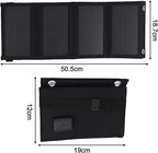 10W Foldable Solar Panel Charger Sustainable Mobile Device Power Bank for Outdoor Use with USB Output