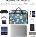 Laptop Shoulder Bag for Women Men, Waterproof Computer Case Messenger Bag Briefcase for Business Office Travel