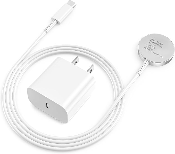 for Apple Watch Charger Fast Charging, 3.3FT Magnetic Charging Cable with USB C Wall Charger Compatible with iWatch Series Ultra/SE/11/10/9/8/7/6/5/4/3/2/1
