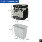 Titan by Arctic Zone Deep Freeze Cooler - Zipperless Hardbody Cooler - Deep Freeze Insulation, HardBody Liner, and SmartShelf