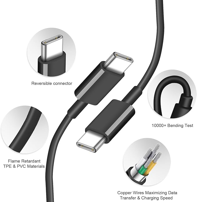 iPhone 17 16 15 Charger Fast Charging 3+3Pack 20W USB C Wall Charger with 10FT Fast Charging Cable Compatible with iPhone 17/17 Air/17 Pro/17 Pro Max/iPhone 16/15 Series, iPad Pro/AirPods -Black