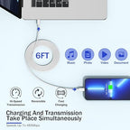 【Apple MFi Certified】Fast Charger iPhone,Fast i Phone Charging Cord 3Pack i Phone Charger Fast Charging Plug Block 6FT USB C to Lightning Cable for iPhone 14/14 ProMax/Plus/13 Mini/12/11/XR/XS,AirPods