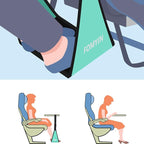 Airplane Footrest with No Feet Clashing Support Design, Portable Travel Foot Hammock to Relax Your Foot, Memory Foam Plane Foot Rest to Relieve Feet Soreness - Long Flights Essentials