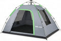 Golabs CT3 2 Person Instant Camping Tent, 1-Minute Setup by Pre-Attached Pole, 4 Side Mesh & Door Ventilation, Lightweight 4.8lbs Portable Design with Carry Bag, Inner Storage Pockets & Hooks for Park
