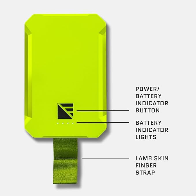 Dark Energy Poseidon Nano Portable Charger | 3,000mAh | Wireless, Pocket-Sized, Rugged Power Bank Compatible with MagSafe with Additional Fast Charging 12W USB-C Output
