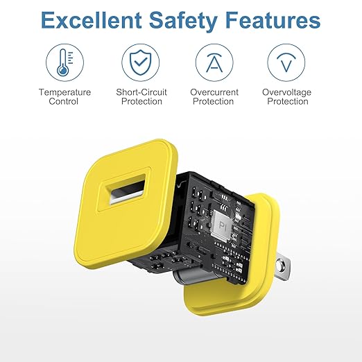 Fast Charger for Apple Watch Charger, 3.2FT Wireless Fast Charging Cord with Wall Chargers Plug Block Compatible with Apples Watchs Series 10/9/8/7/SE/6/5/4/3/2/1（Yellow）