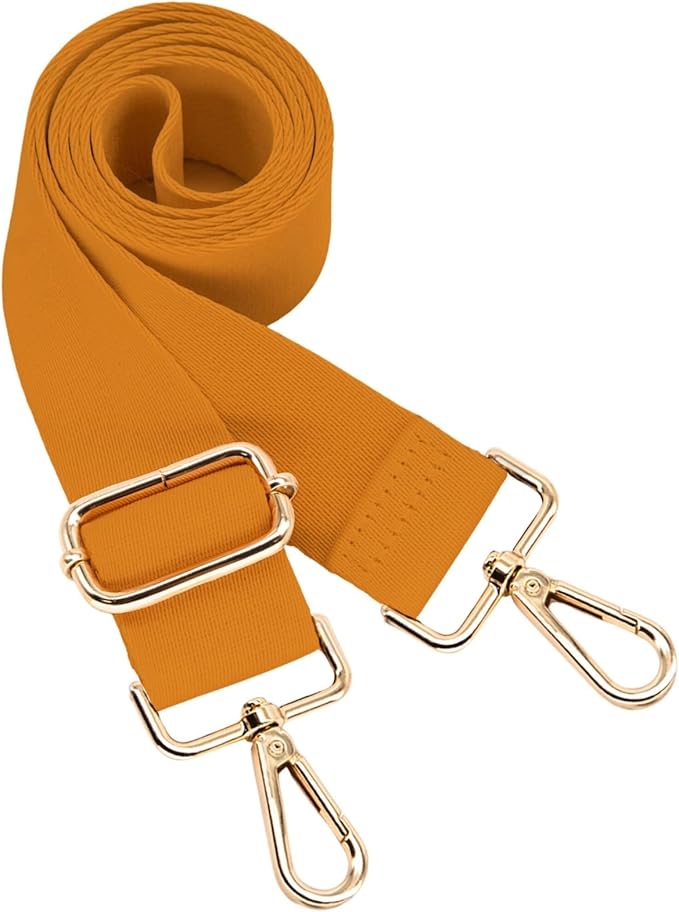 S&loyoe Thickened Solid Color Purse Straps Replacement Crossbody Bag Strap Adjustable Wide Guitar Straps for Handbags 1.5inch