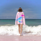 COMFAR Unicorn Beach Towel for Girls, Personalized Beach Towels for Kids Microfiber Beach Towels Bulk, Cute Beach Towel, Quick Dry Pool Towel 30"x 60"