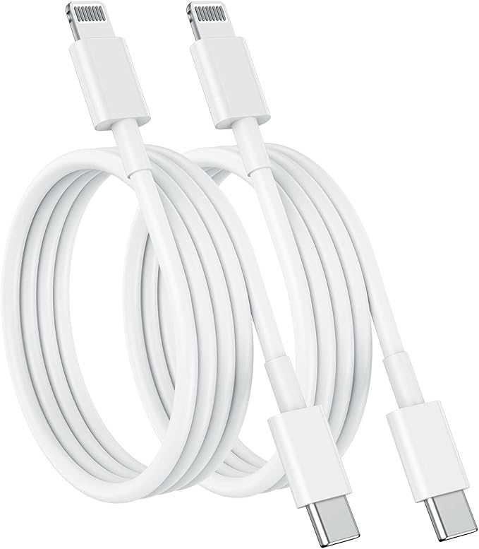 USB C to Lightning Cable (2pack 3ft), Apple MFi Certified iPhone Fast Charger 1m, Power Delivery Original Type C Charging Cord for Apple iPhone 13/12/11 Pro/11/XS MAX/XR/8/7/6s Plus,iPad