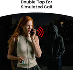 SwitchBot 130 dB Personal Safety Alarm for Women with Apple Find My APP, Extra-Loud Siren & Strobe Light, Waterproof Self Defense Keychain for Women, College Girls and Kids (Black)