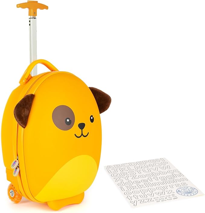 boppi - Children's Suitcase - Tiny Trekker Children's Trolley Suitcase - Boys & Girls Suitcase - Suitable as Cabin Luggage - 17 L