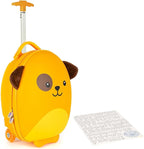 boppi - Children's Suitcase - Tiny Trekker Children's Trolley Suitcase - Boys & Girls Suitcase - Suitable as Cabin Luggage - 17 L