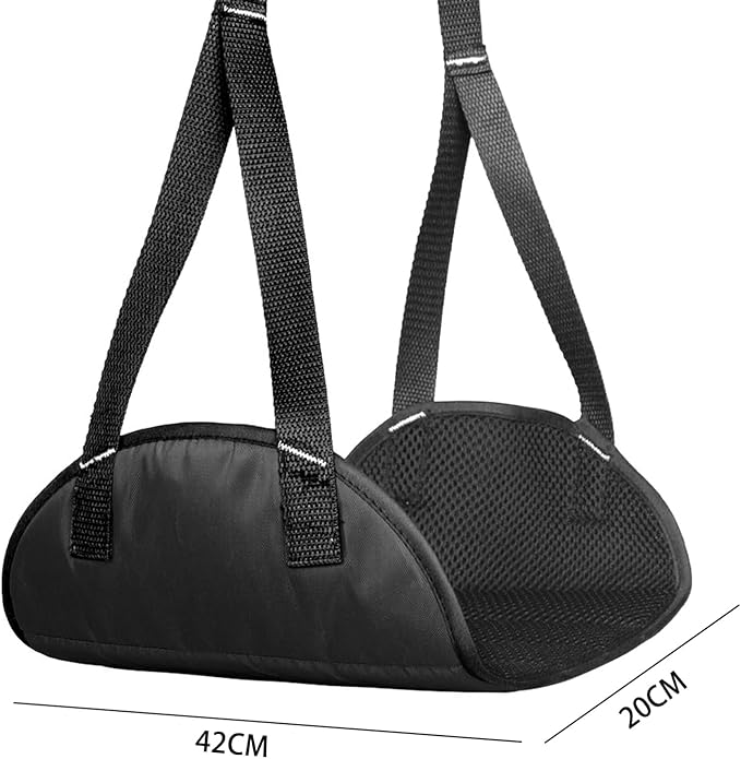 TOLUON Airplane Foot Hammock Foot Hammock for Plane Travel Portable Airplane Footrest Length Adjustable Airplane Foot Rest Travel Essentials Accessories Office Leg Rest Gifts to Relax Your Feet Rose