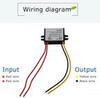 Step Down Converter Power Converter Waterproof Step Down Volt Converter AC 10-28V to DC 12V Converter AC-DC Step Down Power Module(5A)